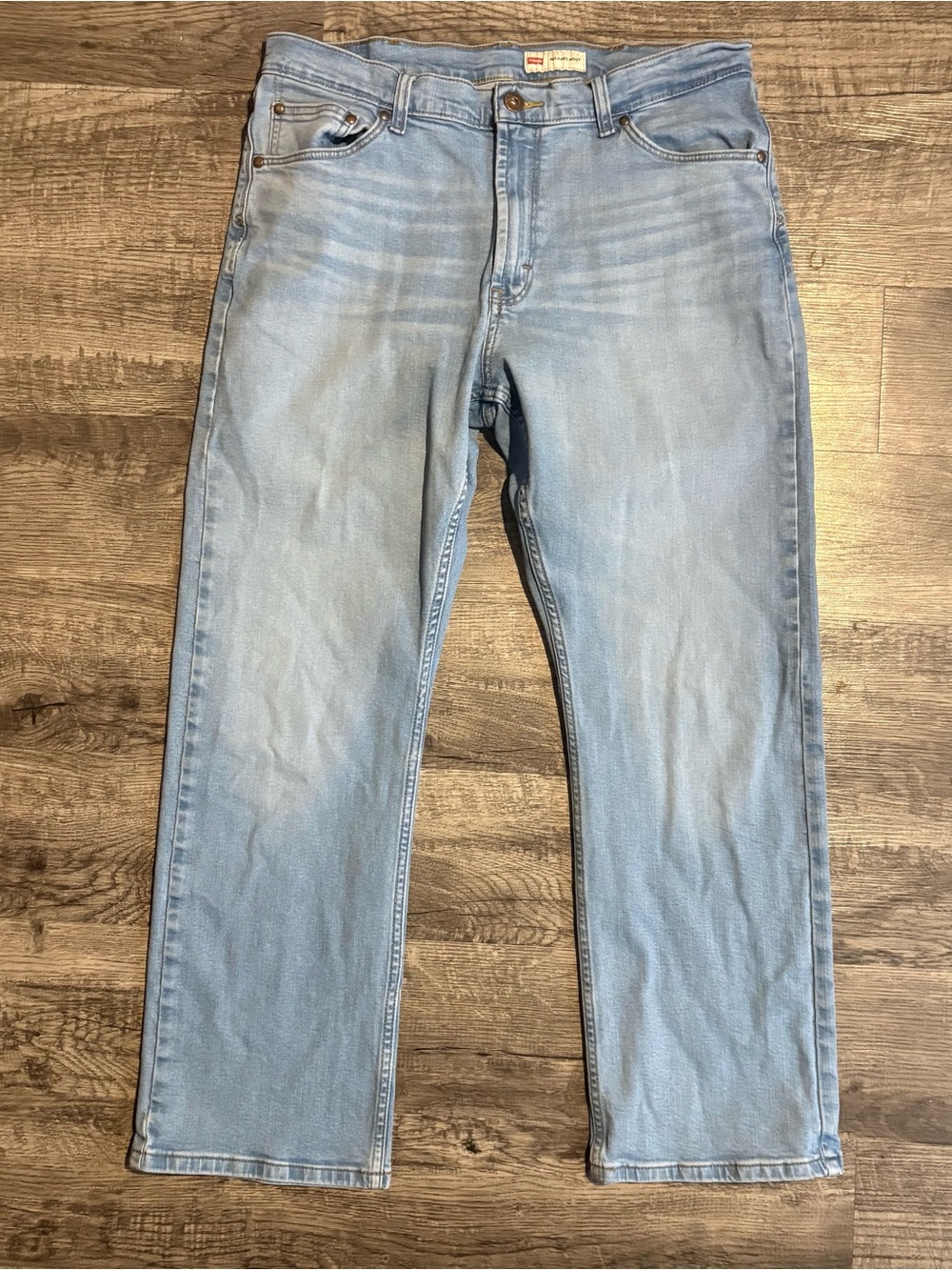 Wrangler Jeans Men’s 36 Blue Relaxed Boot Denim